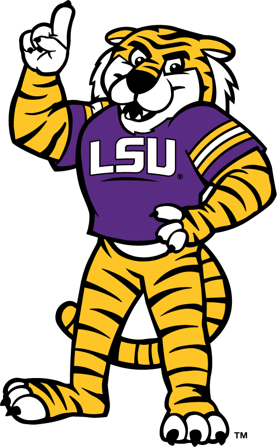 LSU Tigers 2006-2014 Mascot Logo DIY iron on transfer (heat transfer)